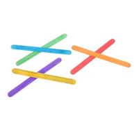 Sorandy 300Pcs Colorful Wooden Craft Sticks, DIY Ice Cream and Ice Bar Sticks with Natural Wood, Ideal for Art Projects, Wedding, Garden & Library Marking