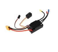 Sorandy 35A Brushless Water Proof RC On Road ESC for 1/18 RC Car, Proportional Brake, 5.85V BEC, 3A Output with 9 Step Acceleration Adjustment, Ideal for All Weather Sports Competitions