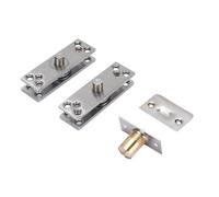 Sorandy 360° Door Pivot Hinge, Door Hinge Upper and Lower Coaxial Crash Proof Bead, 220LBS Load Concealed Silent Operation Secret Pivot System