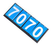 Sorandy 4 Digit Scoreboard, Bright Color Plates Fine Craftsmanship Clear Print, with Folding Design for Table Tennis Basketball Badminton Volleyball Swimming
