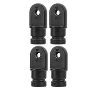 Sorandy 4 Pcs Durable Nylon Bimini Top Fitting Eye End Cap Hardware for Marine Boat, Abrasion Proof, Universal Design for Most Bimini Tops, 4 X Hardware Fitting (3/4)
