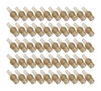 Sorandy 50Pcs 17mm Fishing Beads, Rubber Knot Protector with Strong Anti Breaking Structure, Ideal for Preventing Bait Falling & Securing Fishing Accessories