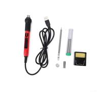 Sorandy 65W Soldering Iron, Rapid Heating Soldering Iron in 8 Seconds with LED Display, USB Power Portable for PCB Circuit Board & Home Appliance Repair