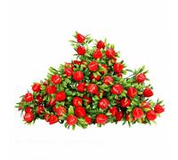 Sorandy 6Pcs Artificial Strawberry Branches, Simulated Strawberry Plant Centerpieces with Lifelike Design and No Care Needed, for Home Table Decor Wedding Party