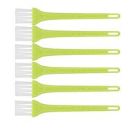 Sorandy 6pcs Durable Electric Shaver Cleaning Brush Set, Wide Applications for Small Appliances, Computer Accessories, and Household Cleaning, Made of PP Material with Nylon Hair, Green and White,