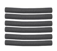 Sorandy 6Pcs Foam Pipe Covers, Black EPE Spiral Cuttable Multi Purpose Pipe Insulation Foam Tube for Swimming Pool, Door Handle, Water Tube, Stair Rail, Exercise Machine Handle