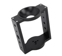 Sorandy 75mm Tripod Head Bowl Riser, Aluminum Half Ball Flat to Bowl Adapter, 5.3in Height Boost Adapter with 1/4in & 3/8in Threads 10kg Load, Ideal for DSLR Camera Tripod