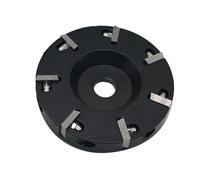 Sorandy 8 Blades Hoof Trimming Grinding Wheel, Aluminum Alloy Trimming Plate, Wood Carving Disc with Electric Angle Grinder Attachment, Ideal for Livestock Cattle Horses