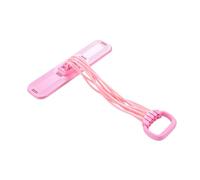 Sorandy 8 Tube Multifunction Tension Rope with Pedal Puller Handles, TPE Elastic Fitness Band for Chest Expander Foot Pedal Training, Fitness Band for Portable Home Office Exercise (Type 1)