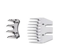 Sorandy 9 Tooth Electric Sheep Shear Blade, High Carbon Steel Replacement Straight Sheep Clipper Blade Incisive Wear Resistant Wool Comb Cutter Blade for Sheep, Alpacas, Llamas