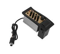 Sorandy Acoustic Guitar Pickup, 4 Band EQ Equalizer Preamp System with Wood Grain Color, Ideal for Acoustic Guitar Sound Modification