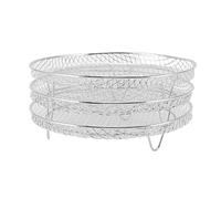 Sorandy Air Fryer Dehydrator Racks, Stackable Stainless Steel Rack for Dehydrating Meat Fruits Vegetables, Space Saving Oven Accessories for Home Kitchen