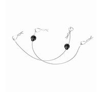 Sorandy Anti Lost Body Shell Clip Pins for 1/10 RC Car, Durable Metal Clips, Secure Fitting, Easy Installation, 2pcs Black (Black)