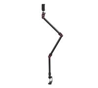 Sorandy Articulating Arm, 3 Section Removable Rod Camera Mount, Aluminum Alloy Desk Stand with 360 Ball Head & Anti Dislodgement Locating Pins, Ideal for Overhead Recording