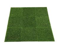 Sorandy Artificial Grass Mat Micro Landscape Ornament for Home Decor - Set of 10 PCS, Washable Synthetic Grass for Mini Gardening Props, Suitable for Balcony and Children's Room