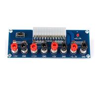 Sorandy ATX Transfer Board Power Supply Module Compact Design for Desktop PC 8 Contact Points Stable Performance 4 Voltage Groups