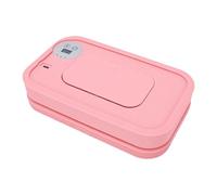 Sorandy Baby Wipe Warmer, Foldable Portable Wipes Dispenser with Smart Temperature Control & 3 Heat Levels, Ideal for Newborns, Sensitive Skin, Home & Travel (Pink)