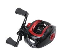 Sorandy Baitcasting Reel, Smooth Fishing Reel Metal Long Cast Spool Design Baitcasting Reel with Anti Explosion Line Baitcaster Fishing Reel for Saltwater Freshwater Ice Fishing (Left