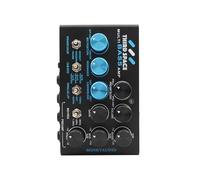 Sorandy Bass Multi Effects Pedal Preamp, 3 Band EQ Parallel Signal Chain Cabinet Simulator Speaker Switch Dual FX Loops, Bass Effects Pedals, Signal Processor, Ideal for Music Recording