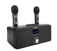Sorandy Bluetooth Karaoke Speaker Loudspeaker for Family KTV Singing Practice Black (Black)