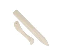 Sorandy Bone Folder DIY Hand Made Scrapbook Card Tool for Crafting Leather and Paper, Easy to Use 2 Pcs Plastic Folding Tool for Origami and Card Making