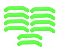 Sorandy Brake Lever Protector Silicone Anti-Skid Cover for Mountain Road Bikes, Comfortable Hand Feel, 5 Pairs Red Black Blue Green, 75x14mm (Green)