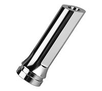 Sorandy Car Aluminum Handbrake Cover Protecting Sleeve for Comfortable Feeling and Luxury Charm, Universal Fit for Most Manual Transmission Cars (Silver)