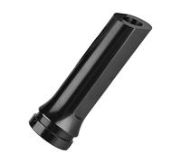 Sorandy Car Aluminum Handbrake Cover Protecting Sleeve for Comfortable Feeling and Luxury Charm, Universal Fit for Most Manual Transmission Cars (Black)