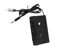 Sorandy Car Cassette to AUX Adapter, 3.5mm Type C Auxiliary Cable Adapter, Universal Stereo 4 Channel Output with Tape Converter Function