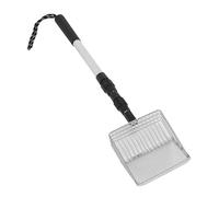 Sorandy Chicken Poop Scooper, Stainless Steel Litter Scooper Cat Litter Scoop with Stretchable Long Handle Heavy Duty Cat Sifting Shovel Chicken Coop Cleaning Tools for Easy Sifting