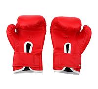 Sorandy Child Boxing Gloves Durable PU Material for Muay Thai Kickboxing Sparring Red Black Blue 1 Pair 3-12 Years Old (red gloves palms)