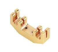 Sorandy Chrome Violin Mute Durable Practice Accessory for Music Enthusiasts Easy to Use for Violin Players Made of Alloy