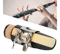 Sorandy Clarinet Saxophone Mouthpiece Vibrant Tone for Optimal Performance, Ideal Music Lovers, ABS Plastic, Black for Clarinet Players