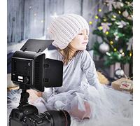 Sorandy Compact 160pcs LED Video Light Panel 6000K Color Temperature for DSLR Camera, Black Plastic 6.02 X 4.53 X 1.57 Inches