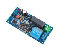 Sorandy Delay Timer Relay Module with AC Power for 1-99 Seconds/1-99 Minutes Range Countdown, 2-Digit Display for Precision Timing, for Industrial Use