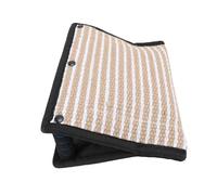 Sorandy Dog Bite, 13.8x9.8in Dog Bite Jute Pillow Pull Toy, Tug of War Puppy Training Equipment with 3 Comfortable Handles for Small, Medium to Large, Interactive Play