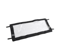 Sorandy Durable ATV Soft Back Windshield Replacement Fit for Polaris Fit for Ranger XP 900 2013-2019, Clear PVC Window for Outdoor Adventures