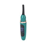 Sorandy Electric Eyelash Curler Intelligent Temperature Control Rechargeable for Long Lasting Curls Perfect for Daily Use ABS Material 5.1" (Green)