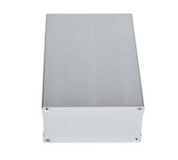 Sorandy Electronic Project Enclosure, Sand Silver Aluminum Alloy Enclosure with Two Baffles, for Printed Circuit Board Heat Dissipation, 55x106x160mm