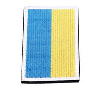 Sorandy European Countries Flag Patch, Embroidered Hook and Loop Badge for Hats Bags Jackets, with Durable Polyester Material, Small Size 8.2x5cm (Ukraine)