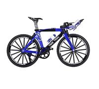 Sorandy Finger Bike Mini Model Teaching Prop Simulation Desk Decoration Alloy+Plastic, for Kids/Bike Enthusiasts/Shop Window Display, 1 X Model (Blue)