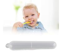 Sorandy Food Grade Single Spoon Storage Box, Baby Silicone Spoon Transparent Cutlery Set with Aluminum Foil Lining, Lightweight & Portable for Children's Travel