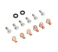 Sorandy Fuel Return Line Banjo Screw/Fastener Kit Efficient Sealing and Stable Performance for Fit for DODGE 12V 6bt 1989-1998 Early, Metal Alloy + Rubber
