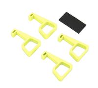 Sorandy Game Console Horizontal Holder Set of 4, Durable Heightening Brackets for Improved Cooling and Stability for Pro, ABS Material (Yellow)