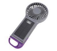 Sorandy Handheld Fan Solar Charging, LED Night Light, Digital Display