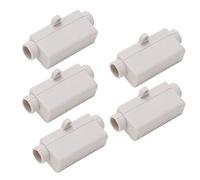 Sorandy High Power Cable Connector Efficient Double Screw Fixation for Overhead Light Wiring, Switch Wiring, Meter, 5Pcs 100A 1000V 2.5-² ABS Brass