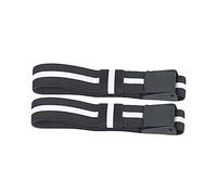 Sorandy Highly Elastic Blood Restriction Bands for Muscle Growth At Home Gym 2 Pcs Black and White 60x3cm