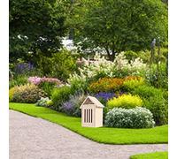 Sorandy House Natural Room Bee Shelter Nesting Box Garden Decoration 8.3x6.1x3.5in for Attracting Beneficial and Observing Nature Lovers (C)