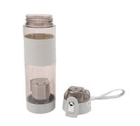 Sorandy Hydrogen Water Bottle, Stainless Steel Hydrogen Rich Water Generator, Portable Hydrogenated Bottle with Filter Proof Design, Ideal for Home, Gym, Office & Travel (Light Gray)