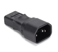 Sorandy IEC320 C14 Male to IEC 320 C9 Female AC Converter Plug with Super Anti-Scratch Shell for USB Charger Household Appliance Study Abroad (1 X Power Adapter)